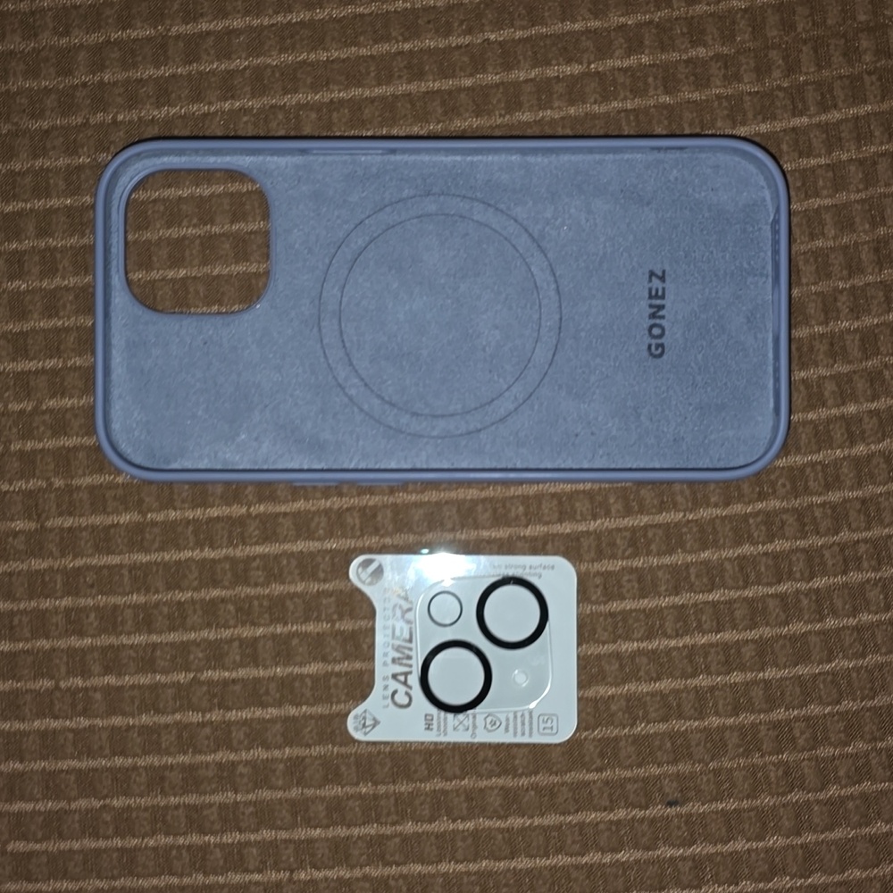 Iphone 15 phone case with camera lens protector